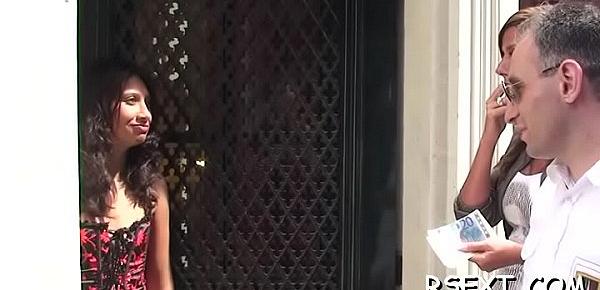 Playgirl with tiny tits fucks hard